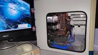 Making a window in a retro PC Case!