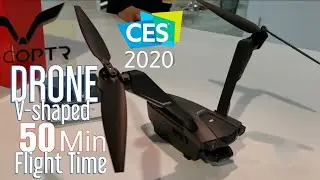 V Shaped Drone | 50 minutes Flight Time | CES 2020