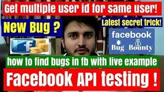 Facebook graph API testing ! And Secret Method to create multiple user id for same user !