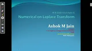 Network Analysis  | Numerical on Laplace Transform |  Unit 4-6