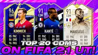THE TOP 20 CDM'S ON FIFA 21 RIGHT NOW! BEST META CDM'S WHO WILL HELP YOU WIN MORE GAMES!