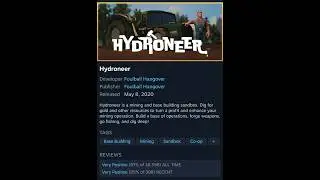 Hydroneer? More like&hellip; #hydroneer #funnygamereviews #steamgame