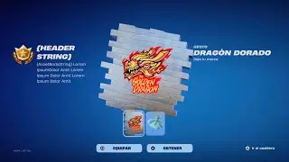 FORTNITE #2486 DRAGON DORADO 🐉
