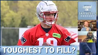 Drake Maye, Tez Walker, Ced Gray to NFL - who's the hardest to replace? | Should Drake start year 1?