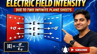Electric Field Intensity Due Two Thin infinite plane Sheet ||Gauss theorem|| ||ch 01