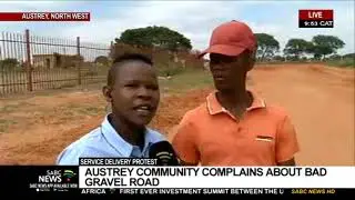 Service delivery protest | Austrey community complains about bad gravel road