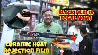 Car Window Tint Legal in India 🇮🇳  No More Challan 100% Legal Window Film 🚘 Ceramic Shield Tint 2025