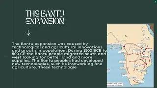 Bantu Expansion Project- Ap African American Studios
