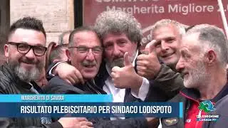 MARGHERITA DI SAVOIA Risultato plebiscitario per sindaco Lodispoto TG Teleregione 16 05 2023