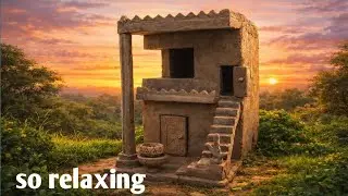 I Built This Tiny Clay House to Relax My Mind 🏡✨