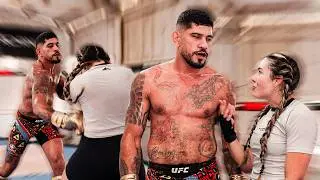 LUTEI COM UM CAMPEÃO do UFC | sparring real com alex 