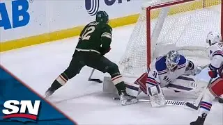 Matt Boldy Shows Off Patience To Tuck Puck Past Igor Shesterkin