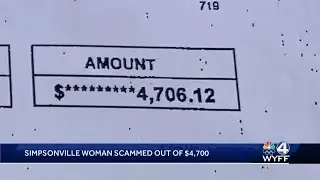 Upstate woman warns others of scam in which she lost thousands