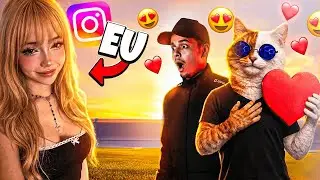 CRIEI um PERFIL FAKE e TROLLEI YOUTUBERS GADOS no ROCKET LEAGUE!