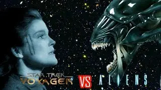 Star Trek Voyager VS Aliens fan trailer