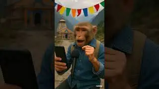 bandar ki valloging video #MonkeyVlogger #MontyMonkey #BandarVlogging #KedarnathVlog #MonkeyAtKedarn