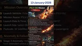 #PSLV - C62 Mission-2026