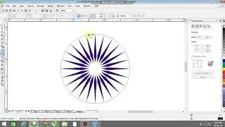 How to Create Ashok Chakra design in Coreldraw | Logo designing in Coreldraw | Coreldraw tutorial