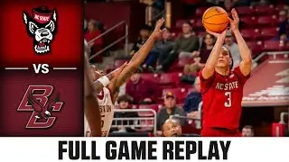 NC State vs. Boston College Full Game Replay | 2025-26 ACC Men's Basketball