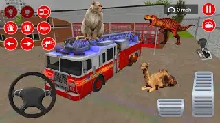 Real Fire Truck Driving Simulator Rescue Games 2022 - Fire Fighting Android Gameplay #3