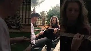 Playing Guitar🎸 with Drumsticks🥁