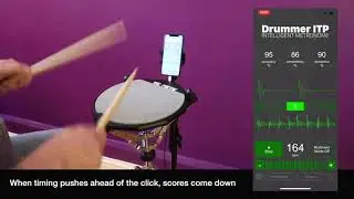 Double Stroke Roll Analyzed with Drummer ITP
