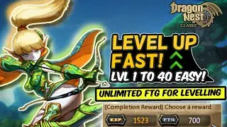 Fastest Way to Level 1&ndash;40 in Dragon Nest SEA Classic