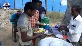 Cheapest RoadSide Unlimited Meals | Indian Street Food | #journey for food #Vegmeals #NonVegMeals