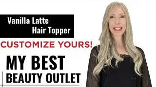 VANILLA LATTE HAIR TOPPER REVIEW | Synthetic Mono Top | CUSTOMIZE YOUR OWN!