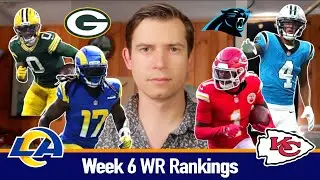 Week 6 Wide Receiver Rankings (Top 60) | 2025 Fantasy Football