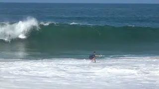 PRO SKIMBOARDERS WINCH INTO BIG SHOREBREAK