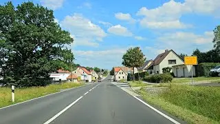 Driving in Germany | From Bautzen To Löbau | Summer Road Trip | 4k60fps