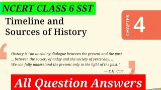 Timelines and sources of history Question Answers | Class 6 SST chapter 4 Question Answers | 