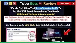 Tube Bots AI Review || Full Sales Page Preview || 100% Legit App!