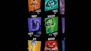 All the characters in inside out 2