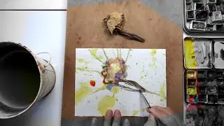 PROCESS: Daily Rose Watercolour Painting DAY 3827 (20260129THU)