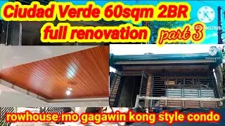 ciudad Verde 60sqm 2BR full renovation ...rowhouse mo gagawin Kong style condo