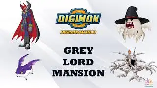 Digimon Music PS1 - Grey Lord Mansion (Updated 2019)