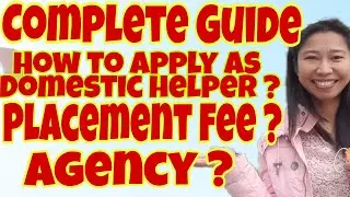 How to apply as Domestic helper in Hong Kong? Paano mag apply bilang kasambahay sa Hong Kong?