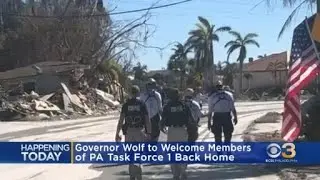 Gov. Tom Wolf and state emergency management agency to welcome PA task force back home