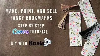 Как создавать и продавать закладки для книг с помощью Canva: пошаговое руководство - Koala Paper ...