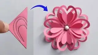 Beautiful flowers making with paper 🌺 DIY paper flowers craft ideas 🌸🌸🌸🌸 How to make Paper Flowers