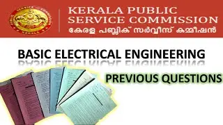 Kerala PSC | | Previous Questions| | SET-1 | |Basic Electrical Engineering| |