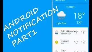 ANDROID NOTIFICATION PART1