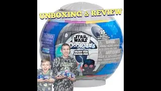 7 disney star wars doorables death star ball mystery galaxy mini peek figure s24 unboxing & review