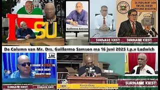 De Column van Mr. Drs. Guillermo Samson voor Radio Tamara Damsko op ma 16 juni 2025