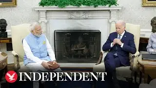 Watch again: Biden welcomes Modi to White House with South Lawn ceremony