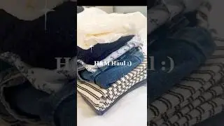 H&M haul with a couple bonuses from Sephora :) hope everyone has a good weekend! #haul #shopping
