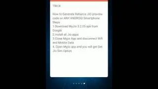 Trick- How to get Reliance JIO Preview offer on any android smartphone