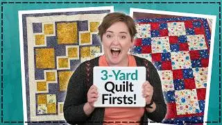 First Time 3-Yard Quilts! ✨ Quilt Stars ✨